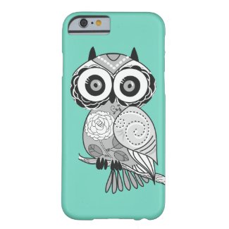 Cool Cute Unique Hipster Groovy Owl Teal