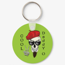 Cool Daddy - O Beatnik Skull keychains