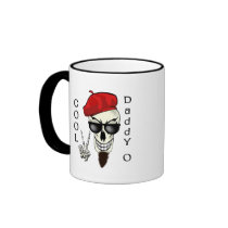 Cool Daddy - O Beatnik Skull Coffee Mugs