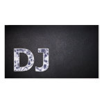 Cool Dark Electric DJ Business Card