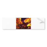 Cool Dark Purple Calla Lilies Bumper Sticker