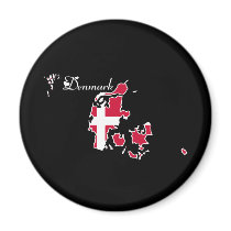 Cool Denmark Magnets