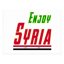 Cool Designs For Syria Post Card