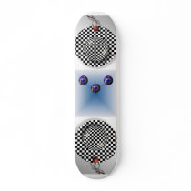 Cool Digital Art Skateboard by koolkeychains Cool Digital Art Skateboard