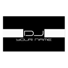 Cool DJ Business Card