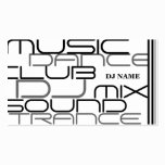 Cool DJ Business Card business cards