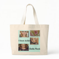 Cool Doll Tote bags