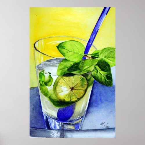 Cool Drink print