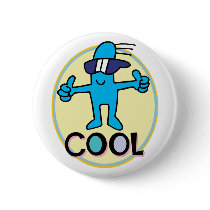 Cool Dude Pinback Button