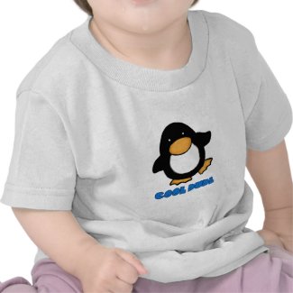 Cool Dude Cuite Penguing Baby Shirt
