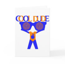 COOL DUDE GREETING CARD