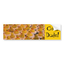 Cool Dude Rubber Ducky Photo Funny Bumper Sticker bumper stickers by SmilinEyesTreasures Cool Dude Rubber Ducky Photo Funny Bumper Sticker bumper stickers