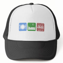 Cool eat sleep jazz hats