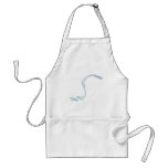 Cool Electric Eel Fish Icon Logo aprons