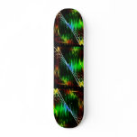 Cool electric green skate board decks