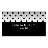 Cool, elegant black and white business cards business card template