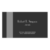 Cool, elegant, black business card business cards