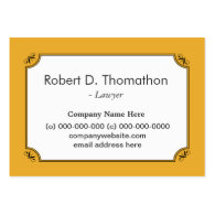 Cool, elegant golden informative profile card business card templates
