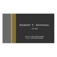 cool, elegant professional black/grey profile business card templates