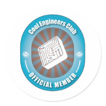 Cool Engineers Club stickers by busybees Cool Engineers Club stickers