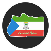 Cool Equatorial Guinea stickers by worldtees Cool Equatorial Guinea stickers