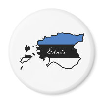 Cool Estonia magnets by worldtees Cool Estonia magnets