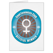 Cool Feminists Club cards by busybees Cool Feminists Club cards