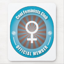 Cool Feminists Club mousepads