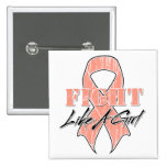 Cool Fight Like A Girl Endometrial Cancer buttons