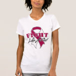 Cool Fight Like A Girl Throat Cancer t-shirts