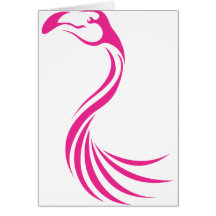 Cool Flamingo Greater Swish Logo Icon Style Card