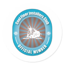 Cool Floor Installers Club stickers