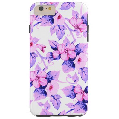 Cool Flower Blooms Tile Style Tough iPhone 6 Plus Case