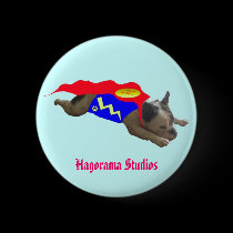 Cool Flying Haggie Button from Hagorama Studios buttons