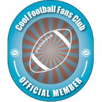 Cool Football Fans Club photo sculptures