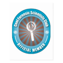 Cool Forensic Scientists Club Post Cards