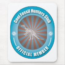 Cool Fossil Hunters Club mousepads by busybees Cool Fossil Hunters Club mousepads