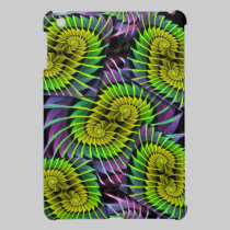 Cool Fractal Neon Spirals ipad mini cases