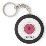 Cool Frisbee Design Key Chains