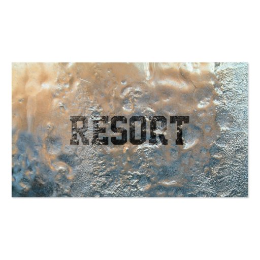 Cool Frozen Ice Resort Business Card
