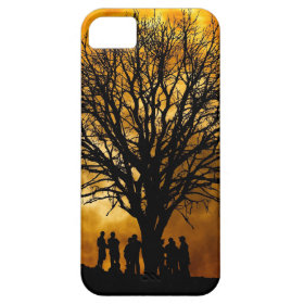 Cool Full Harvest Moon Tree Silhouette Gifts iPhone 5 Cover