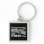 Cool Fun 18th Birthday Party Greatest 18 Year Old Key Chain
