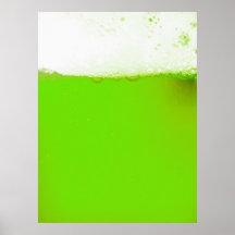 Cool Funny Irish Green Beer Poster
