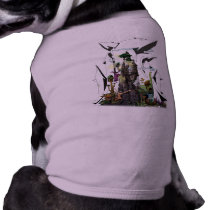 Cool futuristic forest dog Tshirt pet clothing
