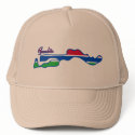 Cool Gambia hats by worldtees Cool Gambia hats