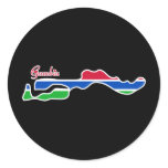 Cool Gambia Sticker