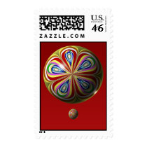 Cool Geometric Stamp by koolkeychains Cool Geometric Stamp