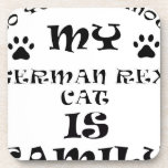 Cool german rex CAT designs Coaster