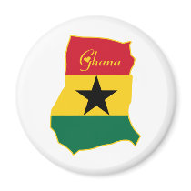 Cool Ghana magnets by worldtees Cool Ghana magnets