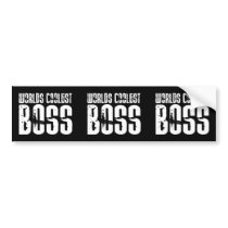 Cool Gifts for Bosses : Worlds Coolest Boss Bumper Stickers